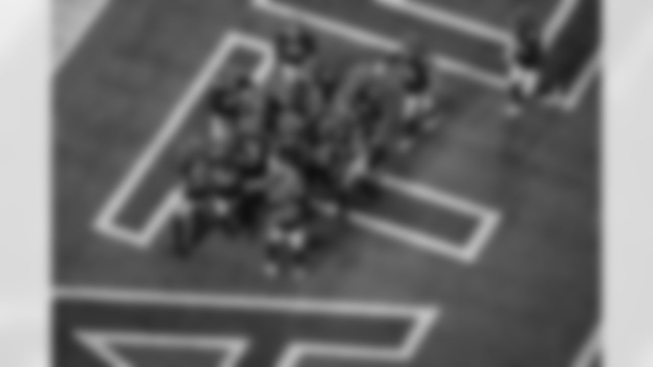 Atlanta Falcons safety Jessie Bates III #3 gets an interception for a touchdown during the Week 17 Game against the Los Angeles Rams at Mercedes-Benz Stadium in Atlanta, Georgia on Monday, December 29, 2025. (Photo by Jay Bendlin/Atlanta Falcons)