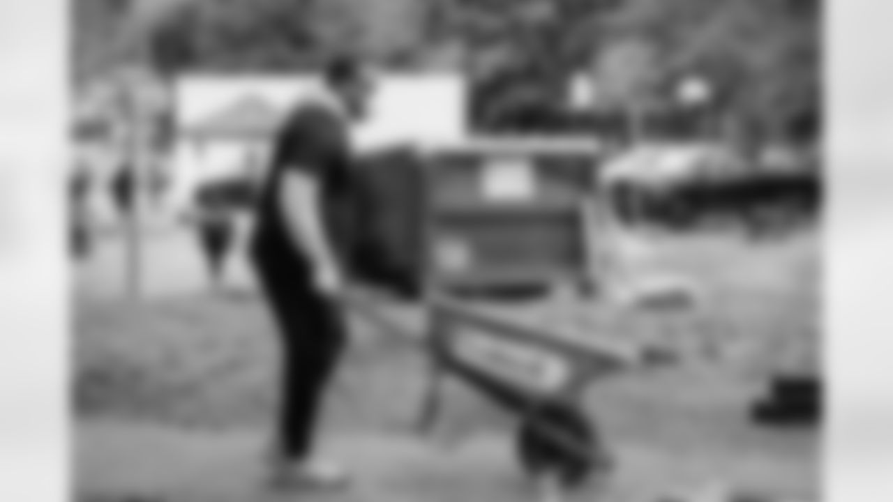 Scenes from the KABOOM! Playground Build at Randolph Medlock Park in Stone Mountain, Ga. on Tuesday, October 28, 2025. (Photo by Serena Brown/Atlanta Falcons)