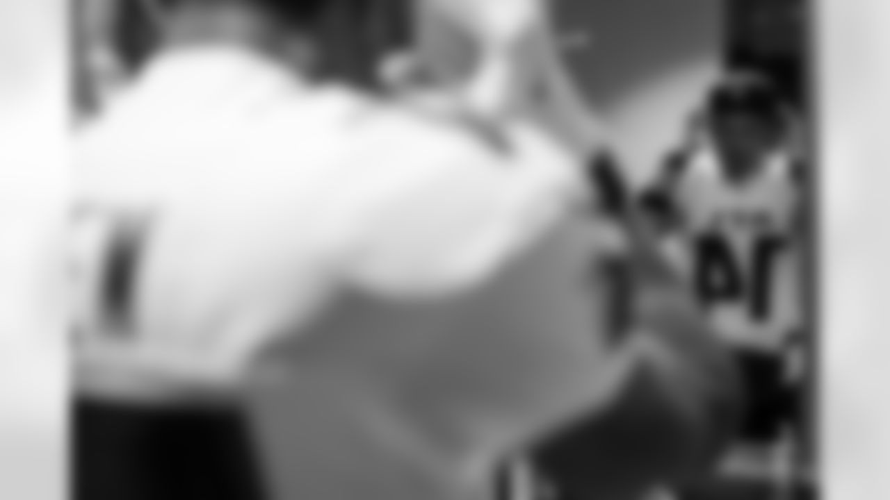 Atlanta Falcons wide receiver Jamal Agnew #14 in the locker room before the Week 13 Game against the New York Jets at Metlife Stadium in East Rutherford, New Jersey on Sunday, November 30, 2025. (Photo by Jay Bendlin/Atlanta Falcons)