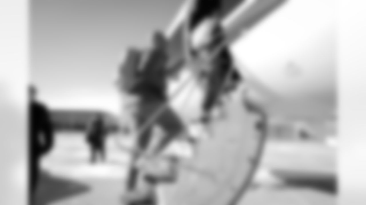 Photos of Atlanta Falcons general manager Ian Cunningham arriving in Atlanta, Ga. on Sunday, February 1, 2026. (Photo by Taylor McLaughlin/Atlanta Falcons)