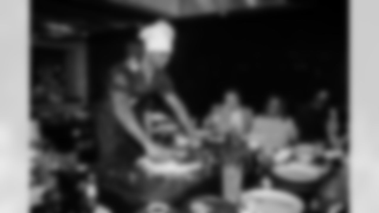 Scenes from the Dazzle and Dine dinner at Fumi in Duluth, Ga. on Tuesday, October 7, 2025. (Photo by Jay Bendlin/Atlanta Falcons)