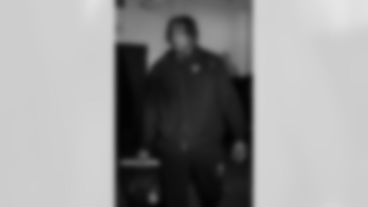 Atlanta Falcons defensive tackle Brandon Dorlus #54 arrives before the Week 12 Game against the New Orleans Saints at Caesars Superdome in New Orleans, Louisiana on Sunday, November 23, 2025. (Photo by Taylor McLaughlin/Atlanta Falcons)