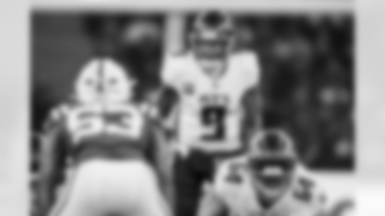 Atlanta Falcons quarterback Michael Penix Jr. #9 during the Week 10 Game against the Indianapolis Colts at Olympic Stadium in Berlin, Germany on Sunday, November 9, 2025. (Photo by Brandon Magnus/Atlanta Falcons)