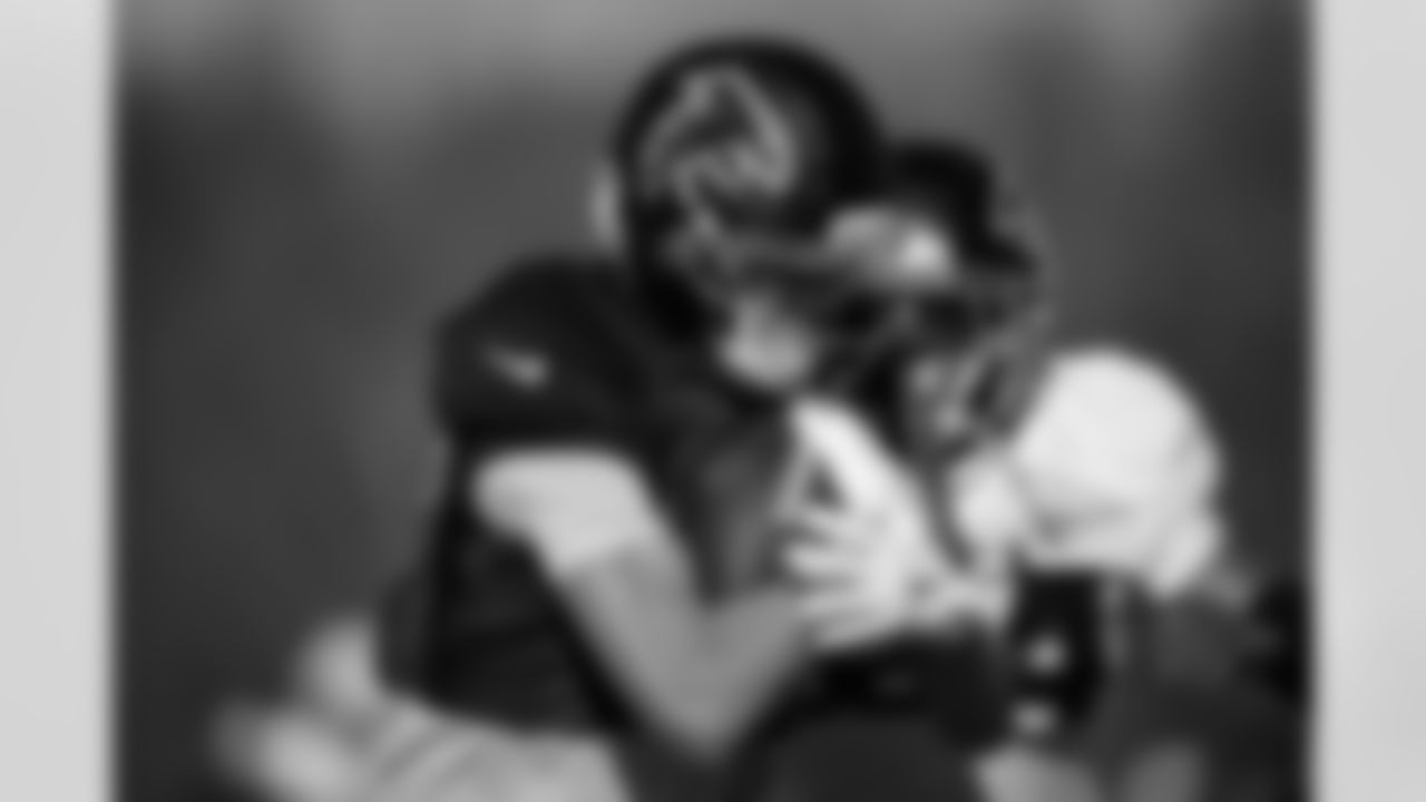 Atlanta Falcons wide receiver David Sills V #87 during practice at Atlanta Falcons Training Facility in Flowery Branch, Georgia, on Thursday, November 13, 2025. (Photo by Taylor McLaughlin/Atlanta Falcons)