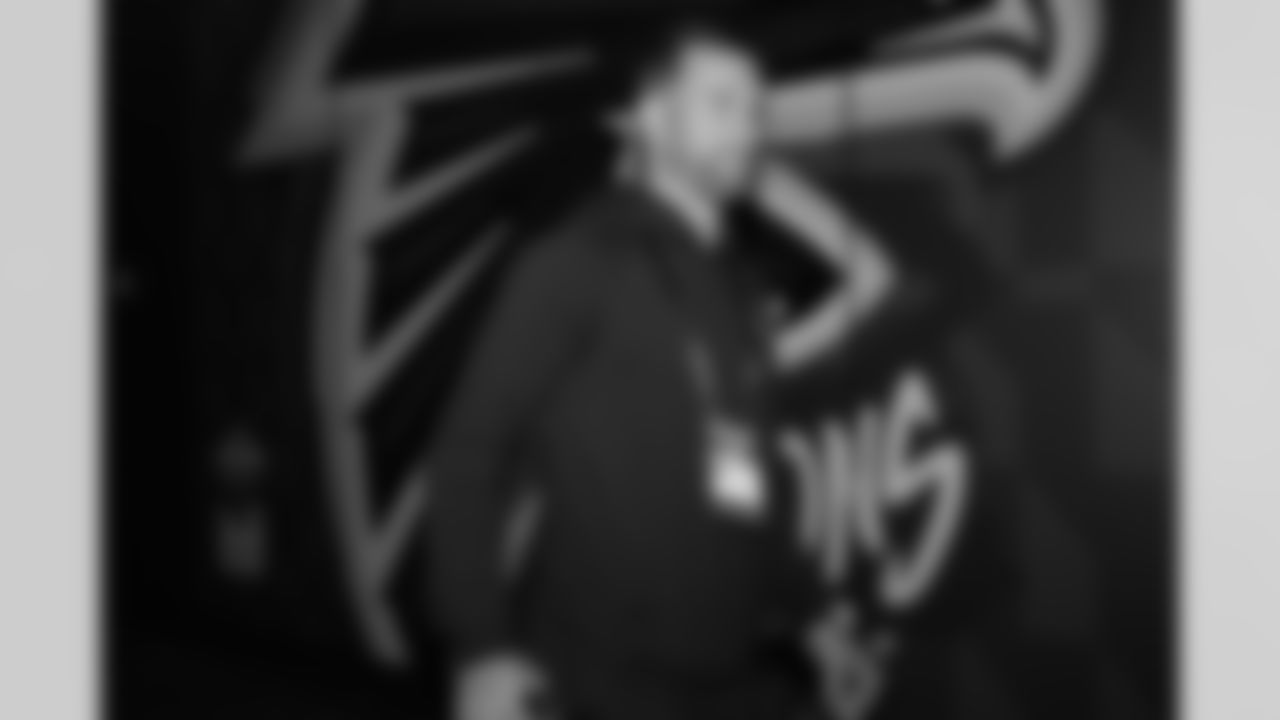 Atlanta Falcons quarterback Kirk Cousins #18 arrives prior to the Week 10 Game against the Indianapolis Colts at Olympic Stadium in Berlin, Germany on Sunday, November 9, 2025. (Photo by Taylor McLaughlin/Atlanta Falcons)