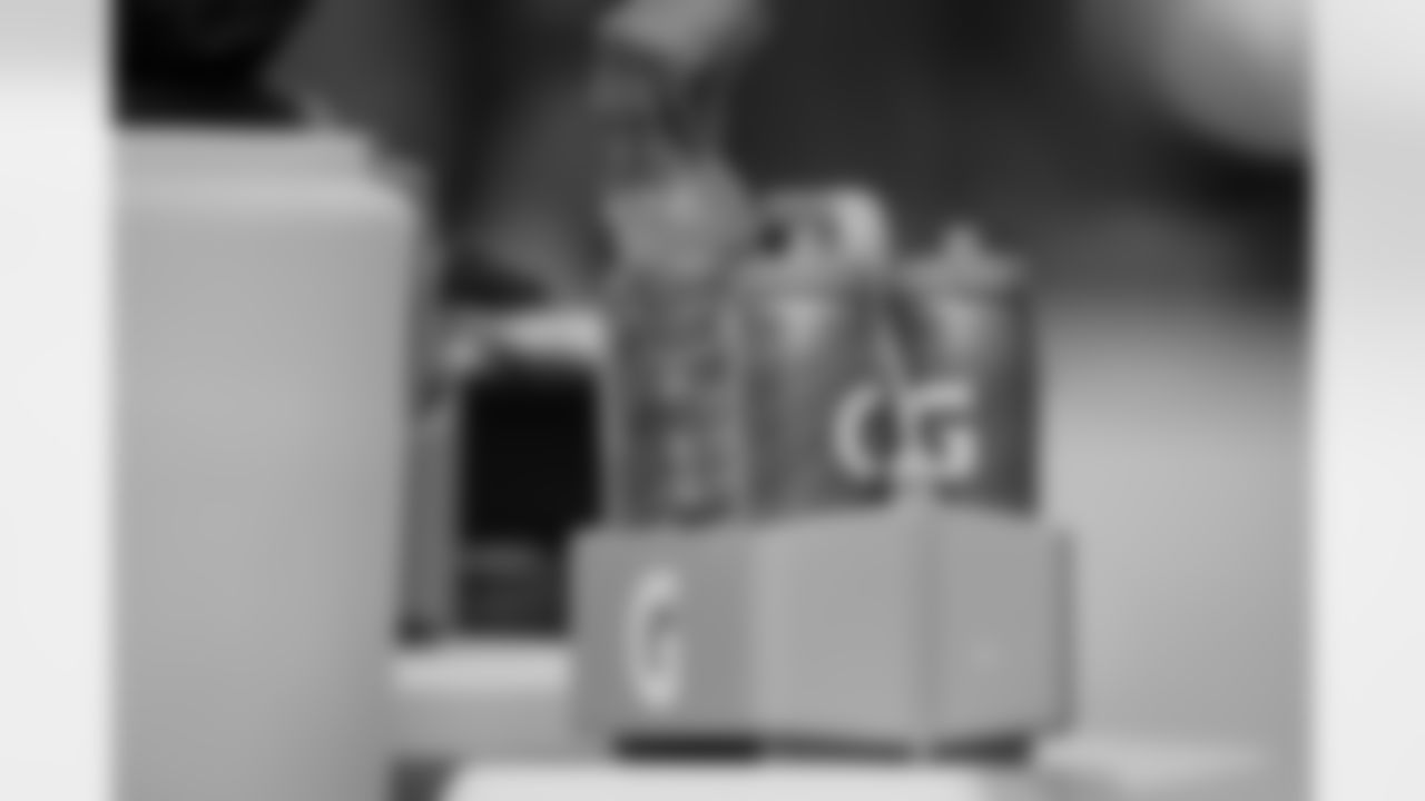 Gatorade during practice at Atlanta Falcons Training Facility in Flowery Branch, Georgia, on Wednesday, December 24, 2025. (Photo by Jay Bendlin/Atlanta Falcons)