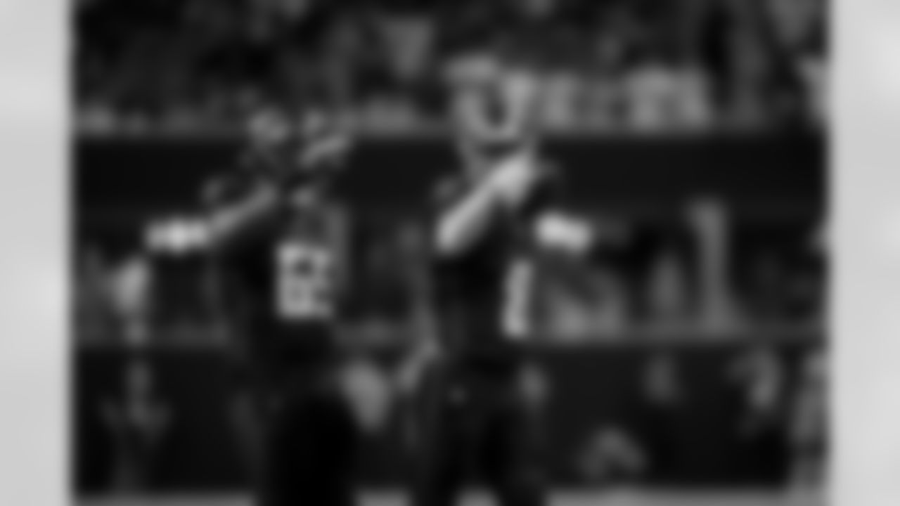 Atlanta Falcons tight end Kyle Pitts Sr. #8 reacts after a catch during the Week 18 Game against the New Orleans Saints at Mercedes-Benz Stadium in Atlanta, Georgia on Sunday, January 4, 2026. (Photo by Jay Bendlin/Atlanta Falcons)