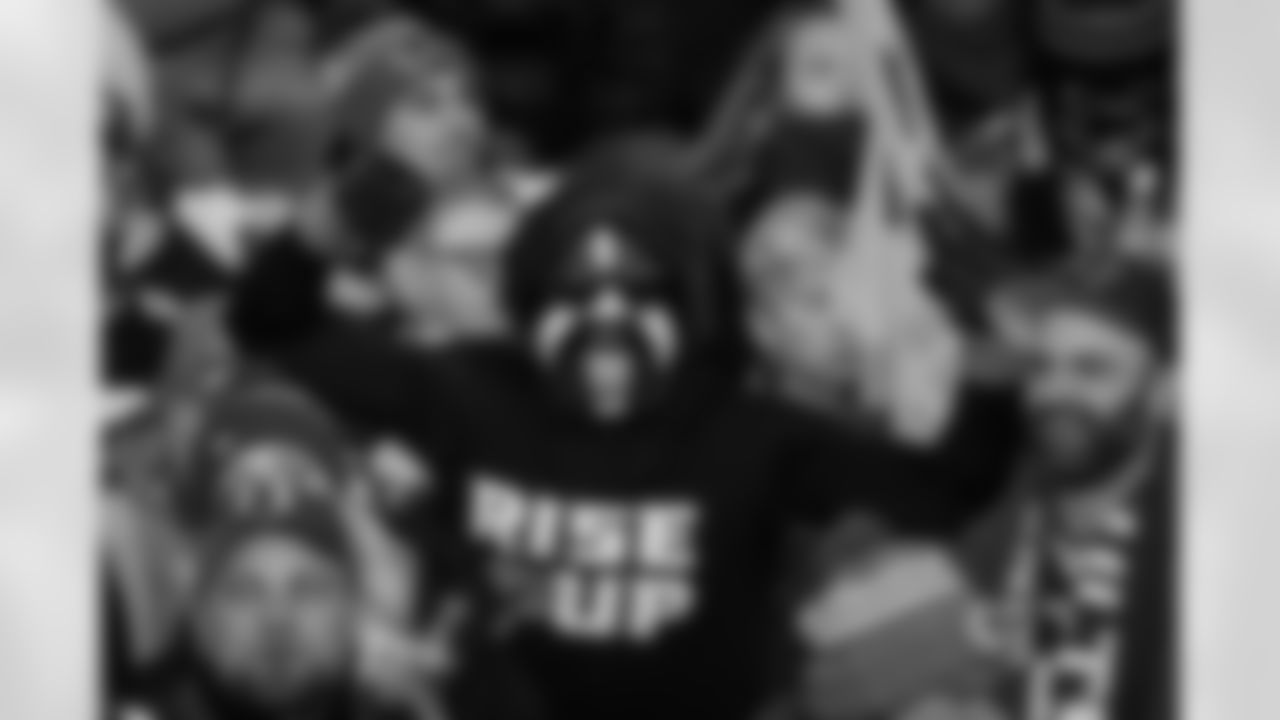 Fans during the Week 10 Game against the Indianapolis Colts at Olympic Stadium in Berlin, Germany on Sunday, November 9, 2025. (Photo by Brandon Magnus/Atlanta Falcons)