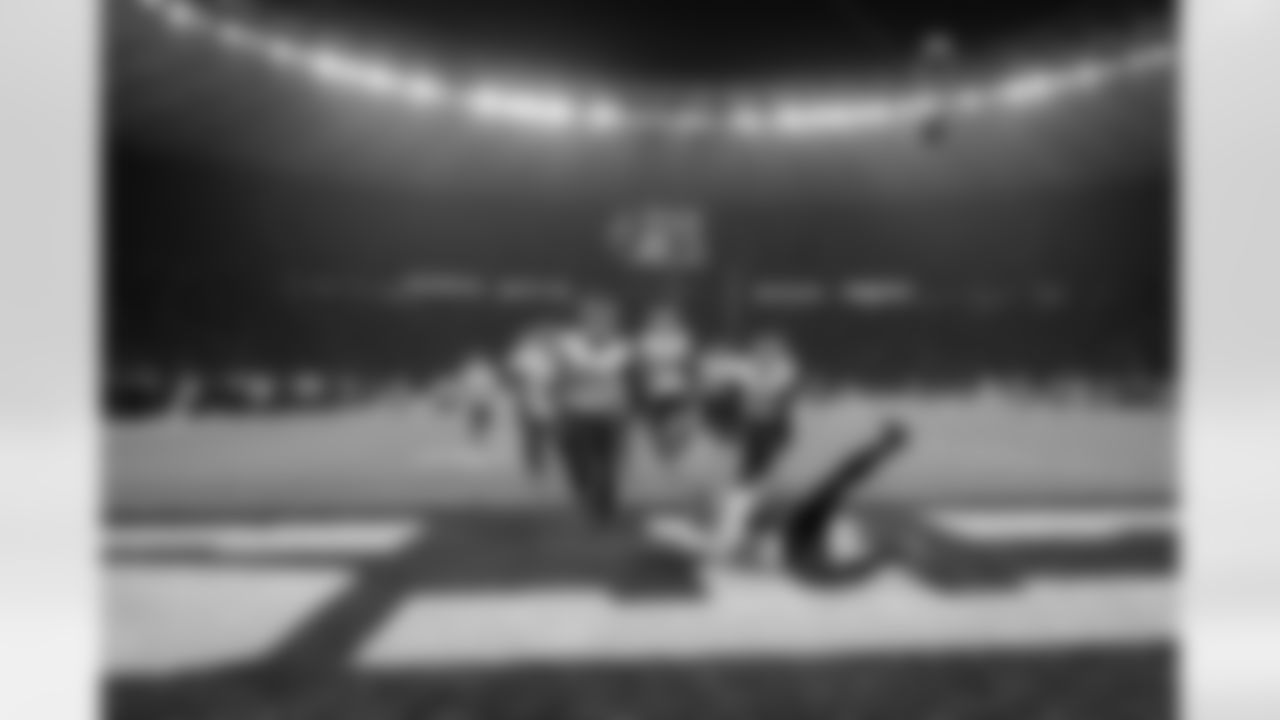 Atlanta Falcons edge rusher Jalon Walker #11 during the Week 10 Game against the Indianapolis Colts at Olympic Stadium in Berlin, Germany on Sunday, November 9, 2025. (Photo by Taylor McLaughlin/Atlanta Falcons)