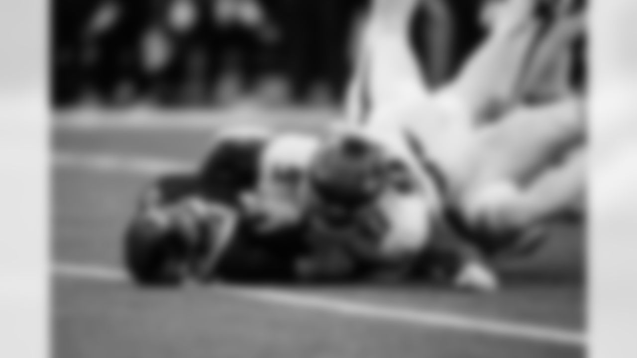 Atlanta Falcons defensive lineman Kentavius Street #93 during the Week 12 Game against the New Orleans Saints at Caesars Superdome in New Orleans, La. on Sunday, November 23, 2025. (Photo by Taylor McLaughlin/Atlanta Falcons)