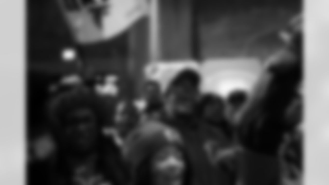 Scenes from Falcons Haus presented by Airbnb at Fotografiska Berlin in Berlin, Germany on Saturday, November 8, 2025. (Photo by Jay Bendlin/Atlanta Falcons)