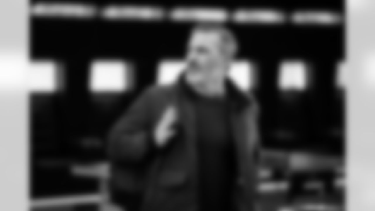 Atlanta Falcons head coach Kevin Stefanski arrives at the Atlanta Falcons Training Facility in Flowery Branch, Ga. on Monday, January 19, 2026. (Photo by Jay Bendlin/Atlanta Falcons)