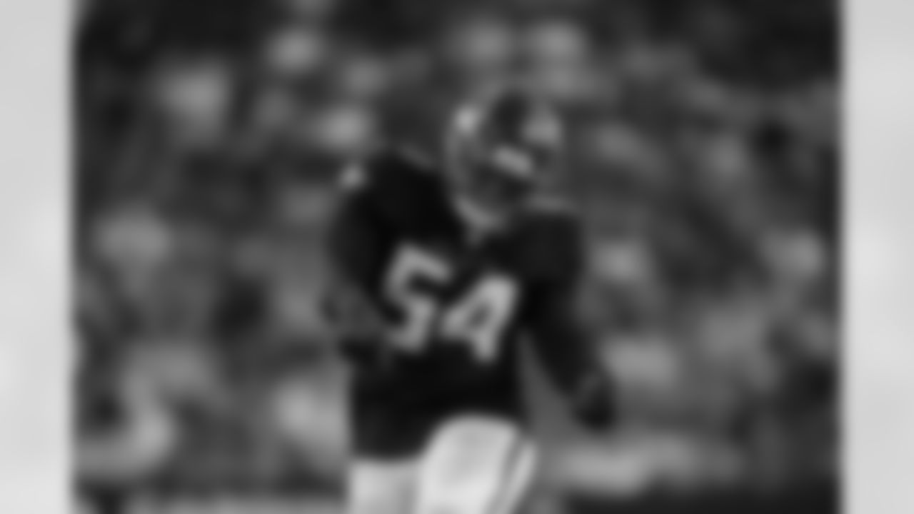 Atlanta Falcons defensive tackle Brandon Dorlus #54 celebrates after making a sack during the Week 16 Game against the Arizona Cardinals at State Farm Stadium in Glendale, Arizona on Sunday, December 21, 2025. (Photo by Taylor McLaughlin/Atlanta Falcons)