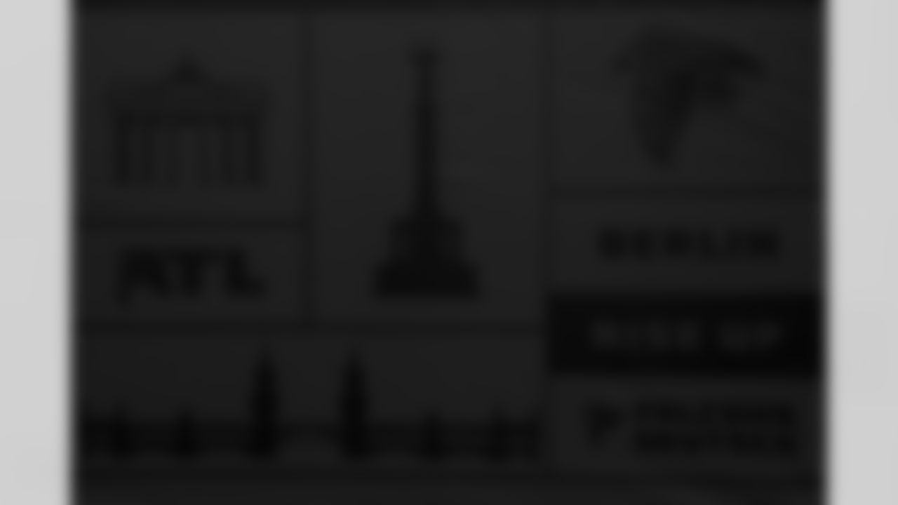 Scenes from Falcons Haus presented by Airbnb at Fotografiska Berlin in Berlin, Germany on Saturday, November 8, 2025. (Photo by Jay Bendlin/Atlanta Falcons)