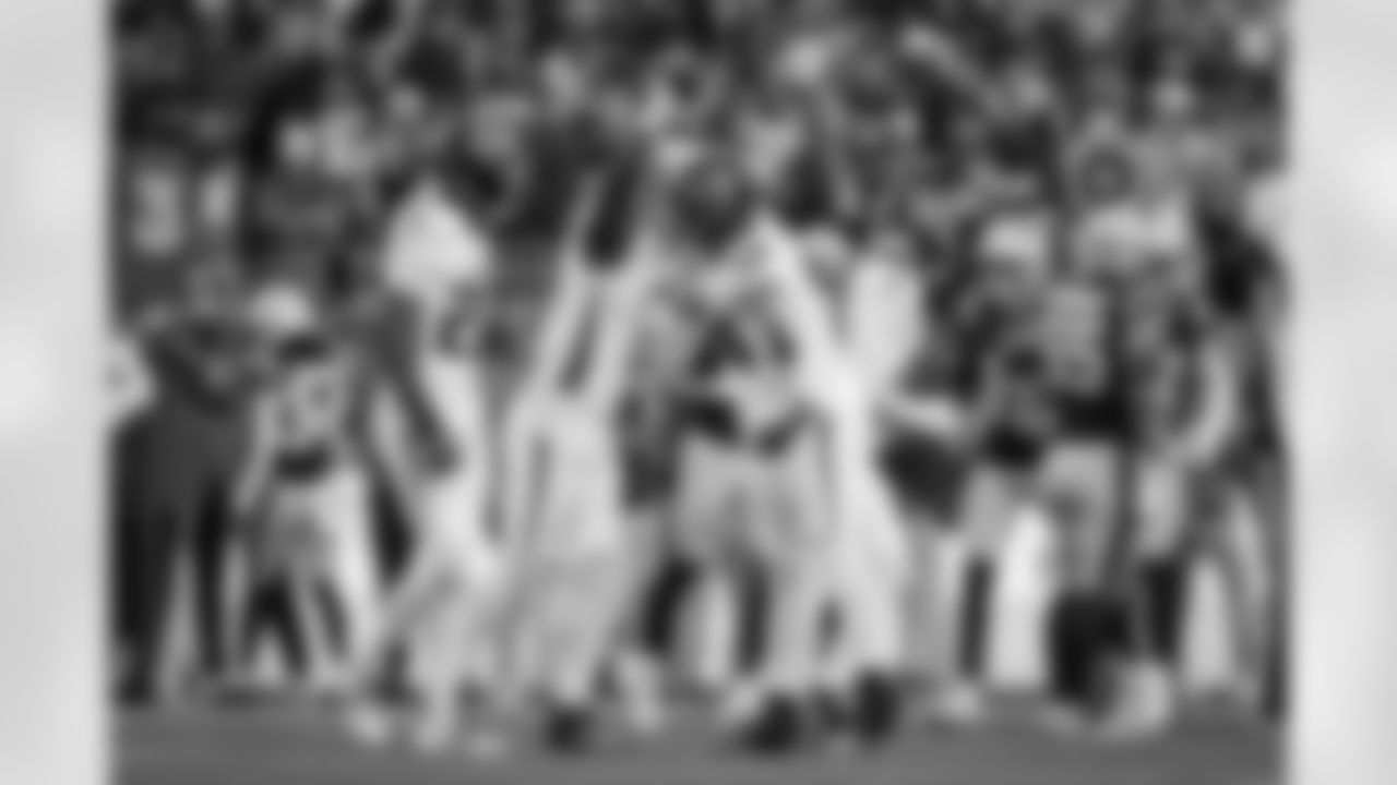 Atlanta Falcons edge rusher Jalon Walker #11 reacts after breaking up a pass during the fourth quarter of the Week 9 Game against the New England Patriots at Gillette Stadium in Foxborough, Massachusetts on Sunday, November 2, 2025. (Photo by Taylor McLaughlin/Atlanta Falcons)