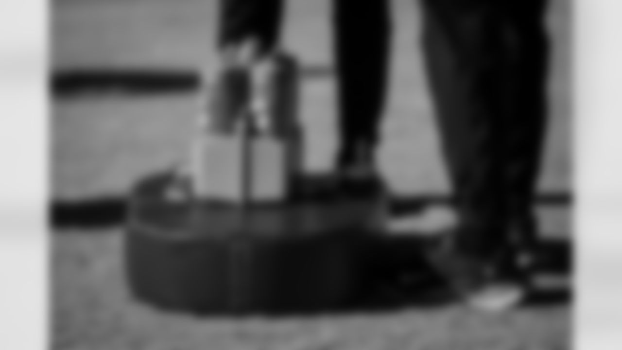 A Gatorade Bottle during practice at Atlanta Falcons Training Facility in Flowery Branch, Georgia, on Thursday, January 1, 2026. (Photo by Jay Bendlin/Atlanta Falcons)