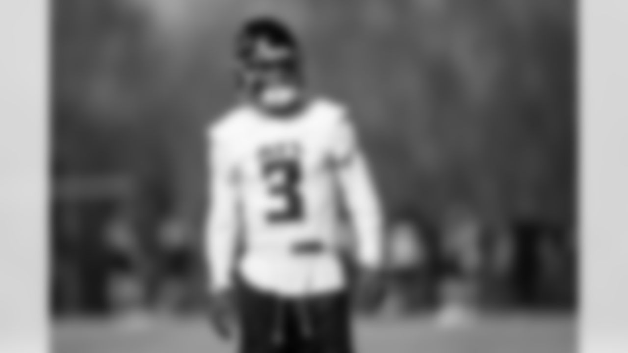 Atlanta Falcons safety Jessie Bates III #3 during practice at Atlanta Falcons Training Facility in Flowery Branch, Georgia, on Thursday, January 1, 2026. (Photo by Jay Bendlin/Atlanta Falcons)