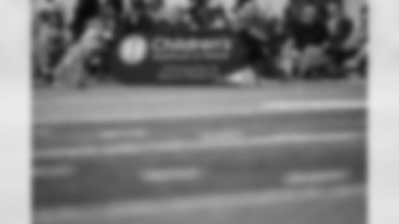 Scenes from the GACA Girls Flag Football All-Star Game at the Atlanta Falcons Training Facility in Flowery Branch, Ga. on Saturday, February 21, 2026. (Photo by Jay Bendlin/Atlanta Falcons)