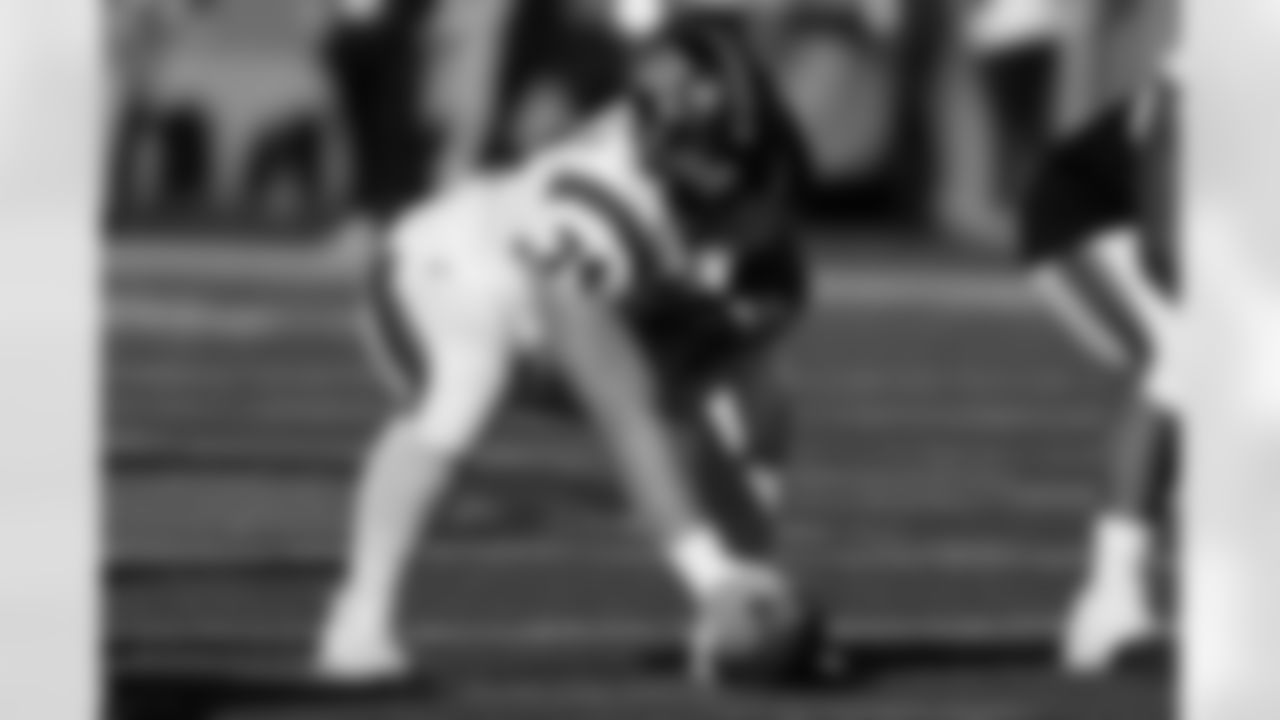 American offensive lineman John Michael Schmitz of Minnesota (74) during the first half of the Senior Bowl NCAA college football game Saturday, Feb. 4, 2023, in Mobile, Ala.. (AP Photo/Butch Dill)