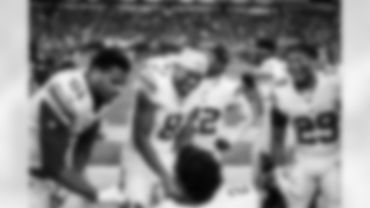 RB Tyrone Tracy Jr. (29), S Jevón Holland (8), OLB Abdul Carter (51), CB Deonte Banks (2)