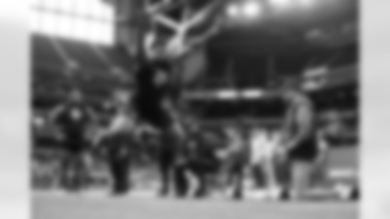 Southeastern Louisiana defensive lineman Kaleb Proctor (25) participates in the broad jump during the 2026 NFL Scouting Combine on Thursday, February 26, 2026 in Indianapolis, Indiana. (Cooper Neill/NFL)