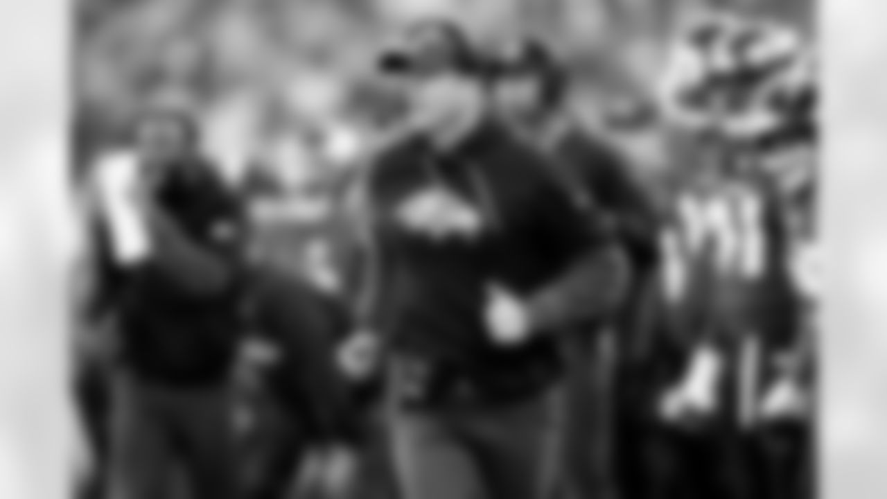 Baltimore Ravens head coach John Harbaugh in action during the second half of an NFL football game against the Denver Broncos, Sunday, Nov. 3, 2024, in Baltimore. (AP Photo/Nick Wass)