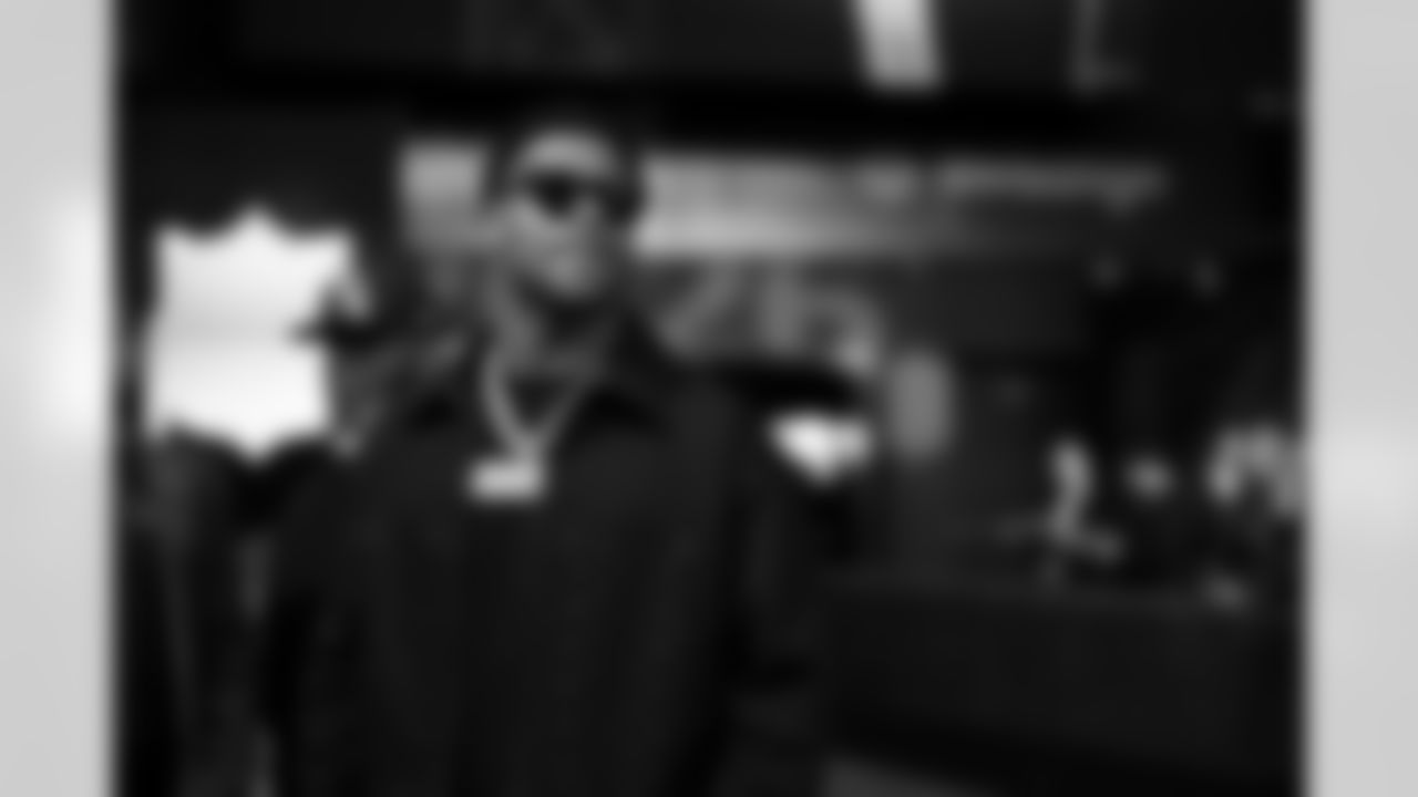 New York Giants linebacker Abdul Carter (51) walks on the red carpet prior to the NFL Honors awards show on Thursday, February 5, 2026 in San Francisco, California. (Kathryn Riley/NFL)