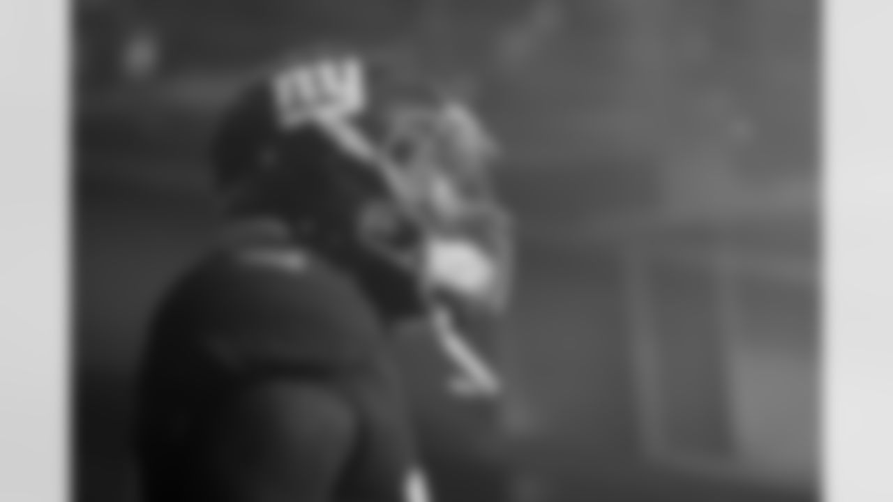 New York Giants wide receiver Odell Beckham Jr. (13) looks on in the tunnel prior to an NFL football game against the Detroit Lions on Monday, Sept. 18, 2017 in East Rutherford, N.J. Detroit won 24-10. (Aaron M. Sprecher via AP)