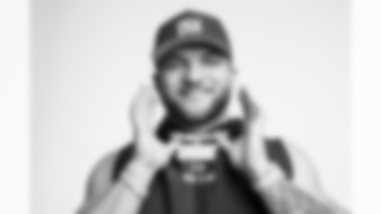 Arizona State running back Cam Skattebo poses for a portrait during the 2025 NFL Scouting Combine on Thursday, February 27, 2025 in Indianapolis, Indiana. (Todd Rosenberg/NFL)