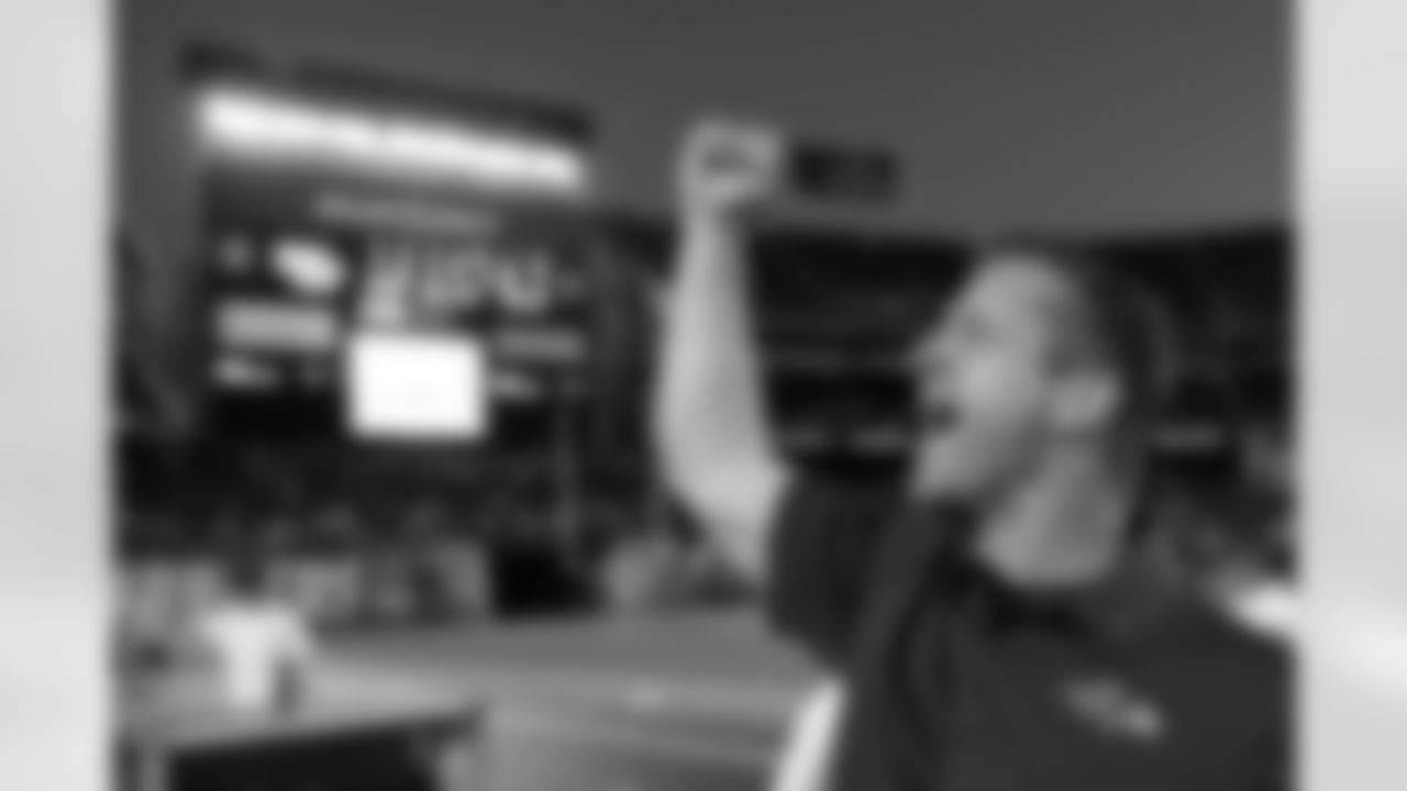 Baltimore Ravens head coach John Harbaugh celebrates after his team defeated the San Diego Chargers in an NFL football game, Sunday, Nov. 25, 2012, in San Diego. The Ravens won 16-13 in overtime. (AP Photo/Gregory Bull)