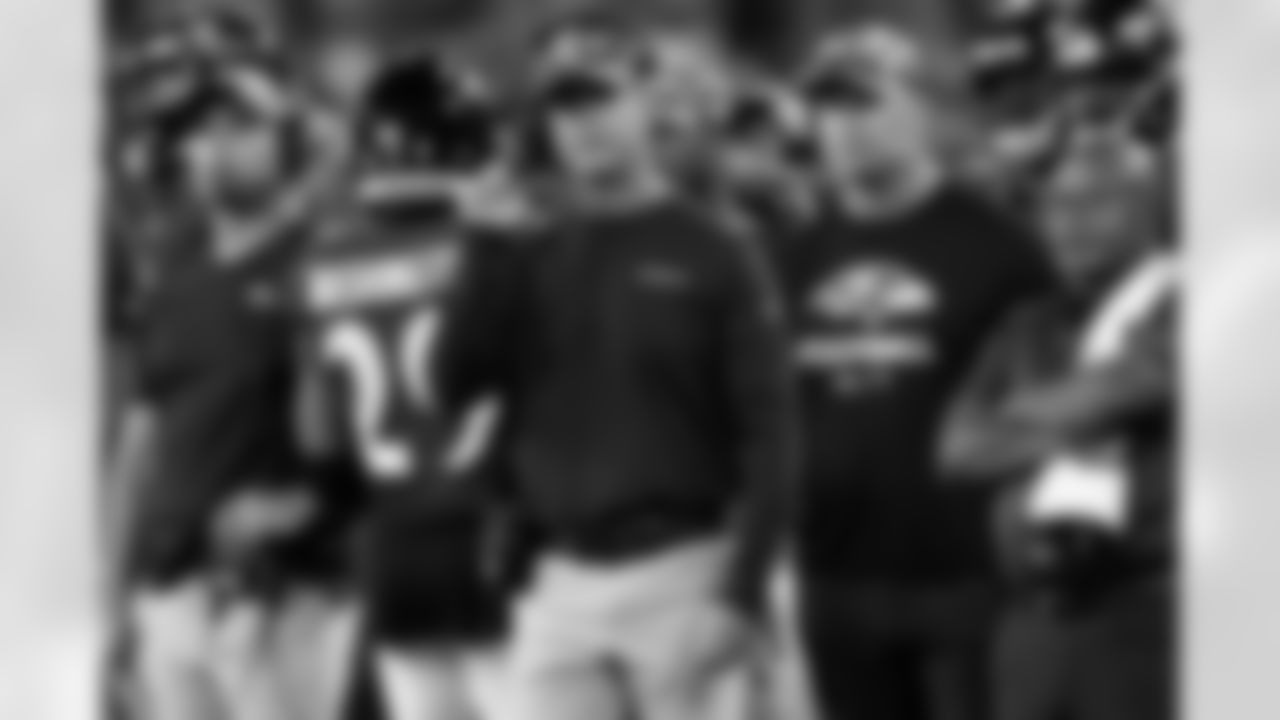 Baltimore Ravens head coach John Harbaugh looks on in the first half of a preseason NFL football game against the Washington Commanders, Saturday, Aug. 27, 2022, in Baltimore. (AP Photo/Nick Wass)