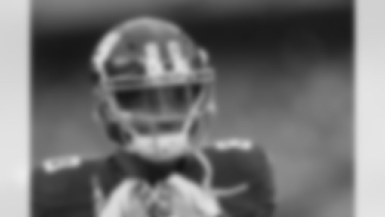 New York Giants wide receiver Victor Cruz (80) during an NFL regular season game against the Detroit Lions on Sunday, Dec. 18, 2016 in East Rutherford, N.J. The Giants won, 17-6. (Ric Tapia via AP)