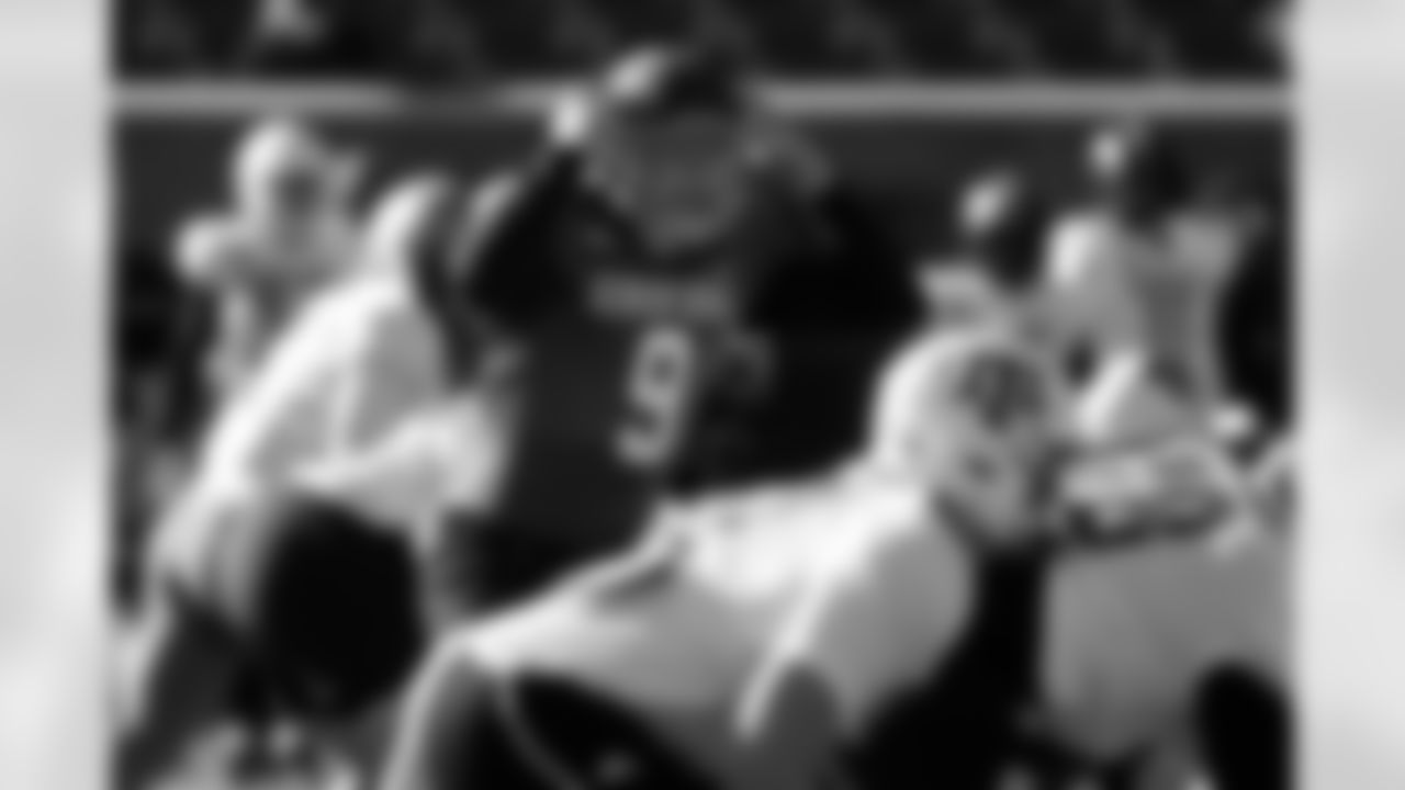 National Team quarterback Cole Payton (9), of North Dakota State, runs through drills during practice for the Senior Bowl NCAA college football game Tuesday, Jan. 27, 2026, in Mobile, Ala. (AP Photo/Butch Dill)