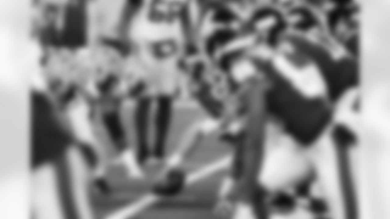 New York Giants center John Michael Schmitz Jr. (61) during a week 14 NFL football game against the Green Bay Packers, Monday, December 11, 2023 in East Rutherford, New Jersey (Evan Pinkus / New York Giants)