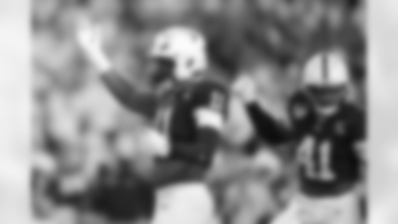 Penn State defensive end Abdul Carter (11) gestures after a play during first half of the Orange Bowl NCAA College Football Playoff semifinal game against Notre Dame, Thursday, Jan. 9, 2025, in Miami Gardens, Fla. (AP Photo/Rebecca Blackwell)