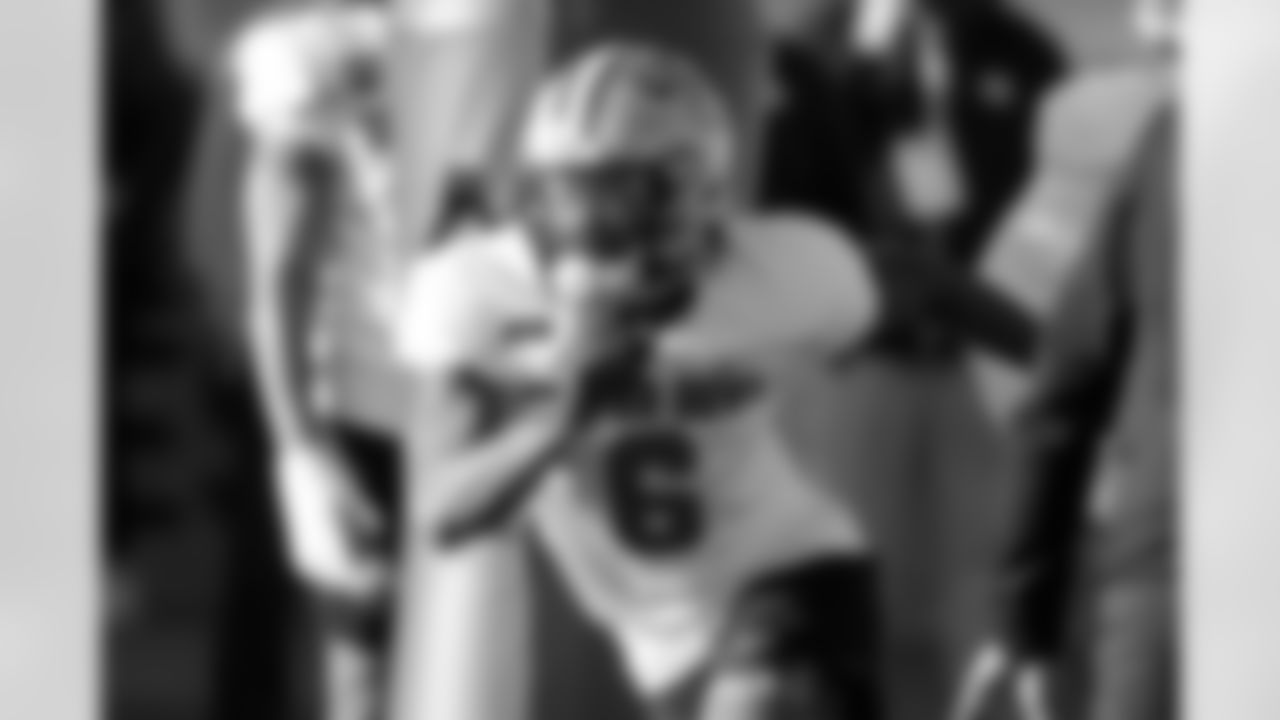 American Team wide receiver Barion Brown (6), of LSU, runs through drills during practice for the Senior Bowl NCAA college football game Tuesday, Jan. 27, 2026, in Mobile, Ala. (AP Photo/Butch Dill)