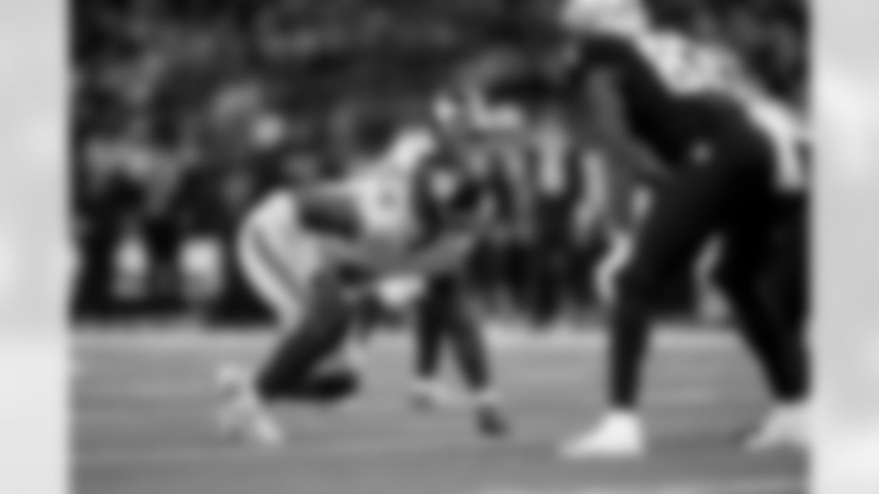 DT Darius Alexander (91) lines up for a play during an NFL football game against the New Orleans Saints on Sunday, October 5, 2025 at Caesars Superdome in New Orleans. (BRENNAN ASPLEN/NEW YORK GIANTS)