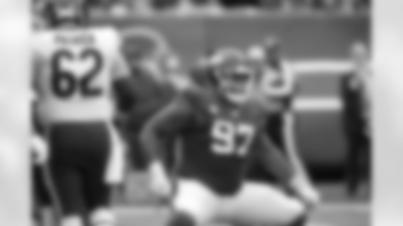 New York Giants defensive tackle Dexter Lawrence (97) during a football game against the Chicago Bears on Sunday October 2, 2022 in East Rutherford, New Jersey (Evan Pinkus/NY Giants)