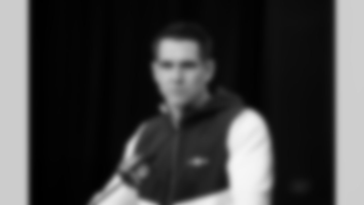 New York Giants general manager Joe Schoen speaks during a press conference at the 2026 NFL Scouting Combine on Tuesday, February 24, 2026 in Indianapolis, Indiana. (Cooper Neill/NFL)