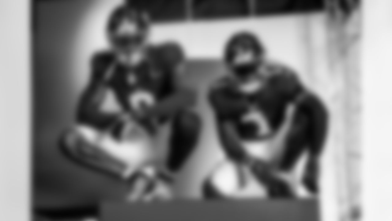 WR Malik Nabers (1) and OLB Brian Burns (0)