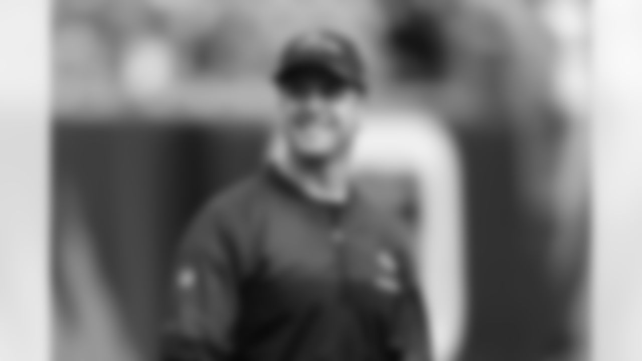 Baltimore Ravens head coach John Harbaugh works the field during practice before an NFL football game against the Cincinnati Bengals, Sunday, Jan. 1, 2017, in Cincinnati. (AP Photo/Gary Landers)