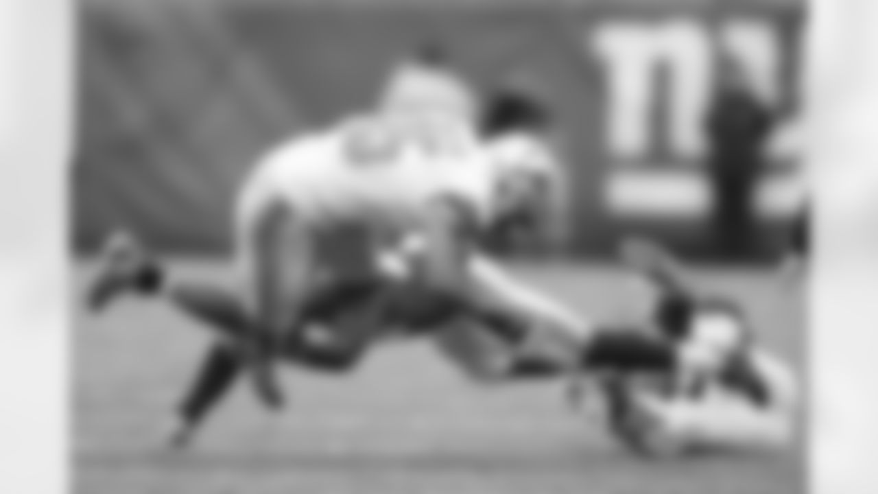 Detroit Lions wide receiver Golden Tate (15) is upended after a catch in action against the New York Giants Sunday December 18, 2016 in East Rutherford, N.J. (Damian Strohmeyer via AP)