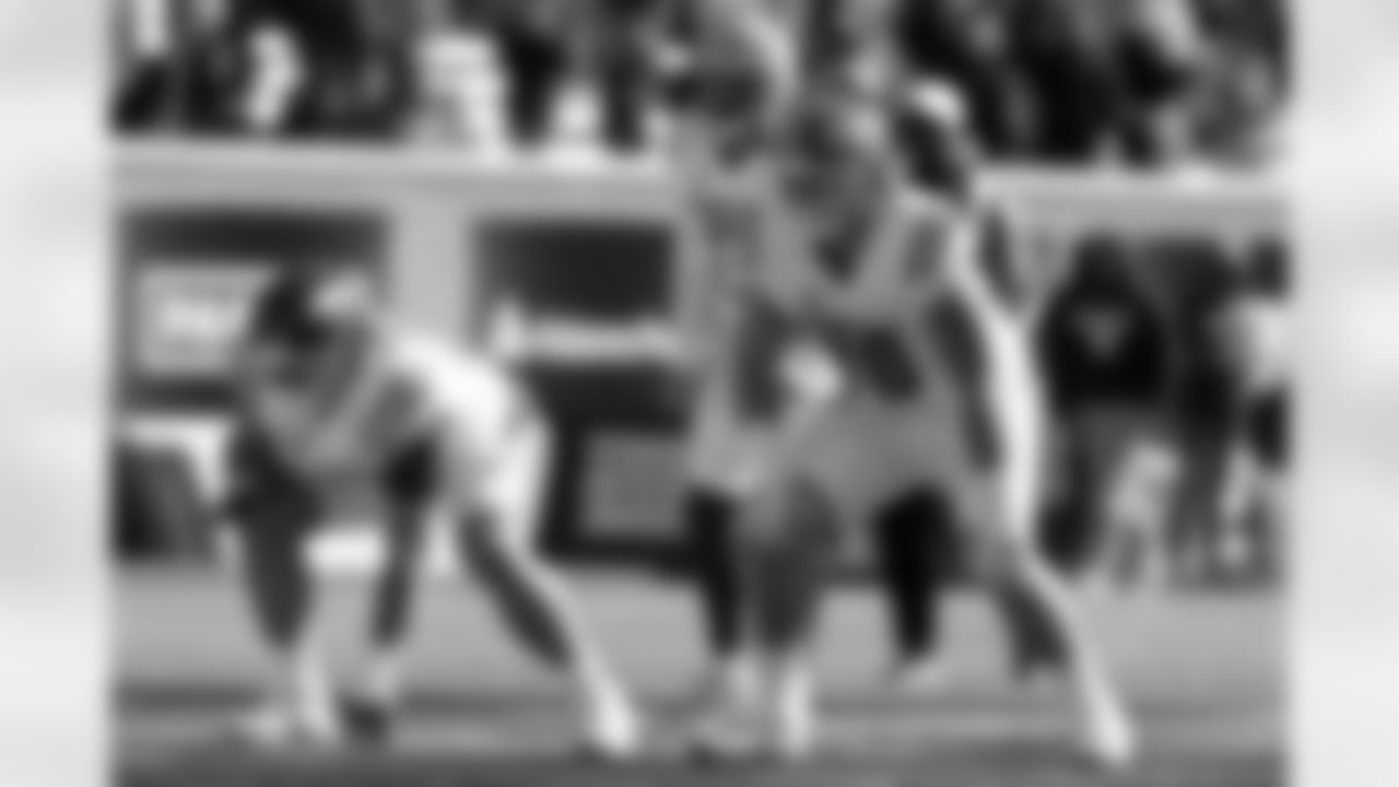 American Team offensive lineman Austin Barber (78), of Florida, during the first half of the Senior Bowl NCAA college football game Saturday, Jan. 31, 2026, in Mobile, Ala. (AP Photo/Butch Dill)