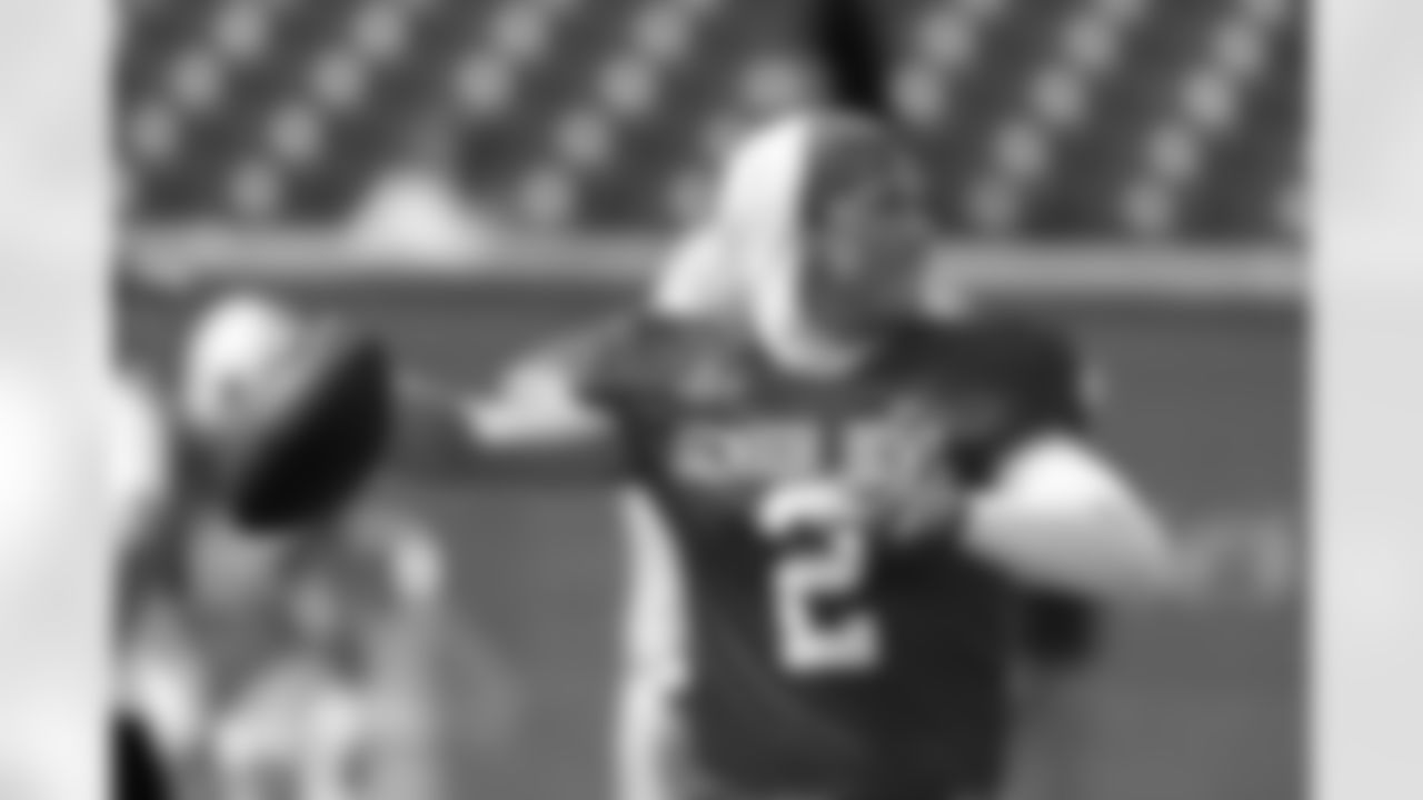 American team quarterback Jaxson Dart of Mississippi (2) runs through drills during practice for the Senior Bowl NCAA college football game, Thursday, Jan. 30, 2025, in Mobile, Ala. (AP Photo/Butch Dill)