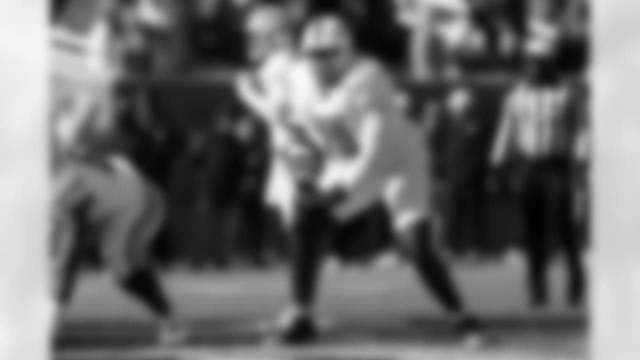 American Team offensive lineman Markel Bell (70), of Miami, during the first half of the Senior Bowl NCAA college football game Saturday, Jan. 31, 2026, in Mobile, Ala. (AP Photo/Butch Dill)