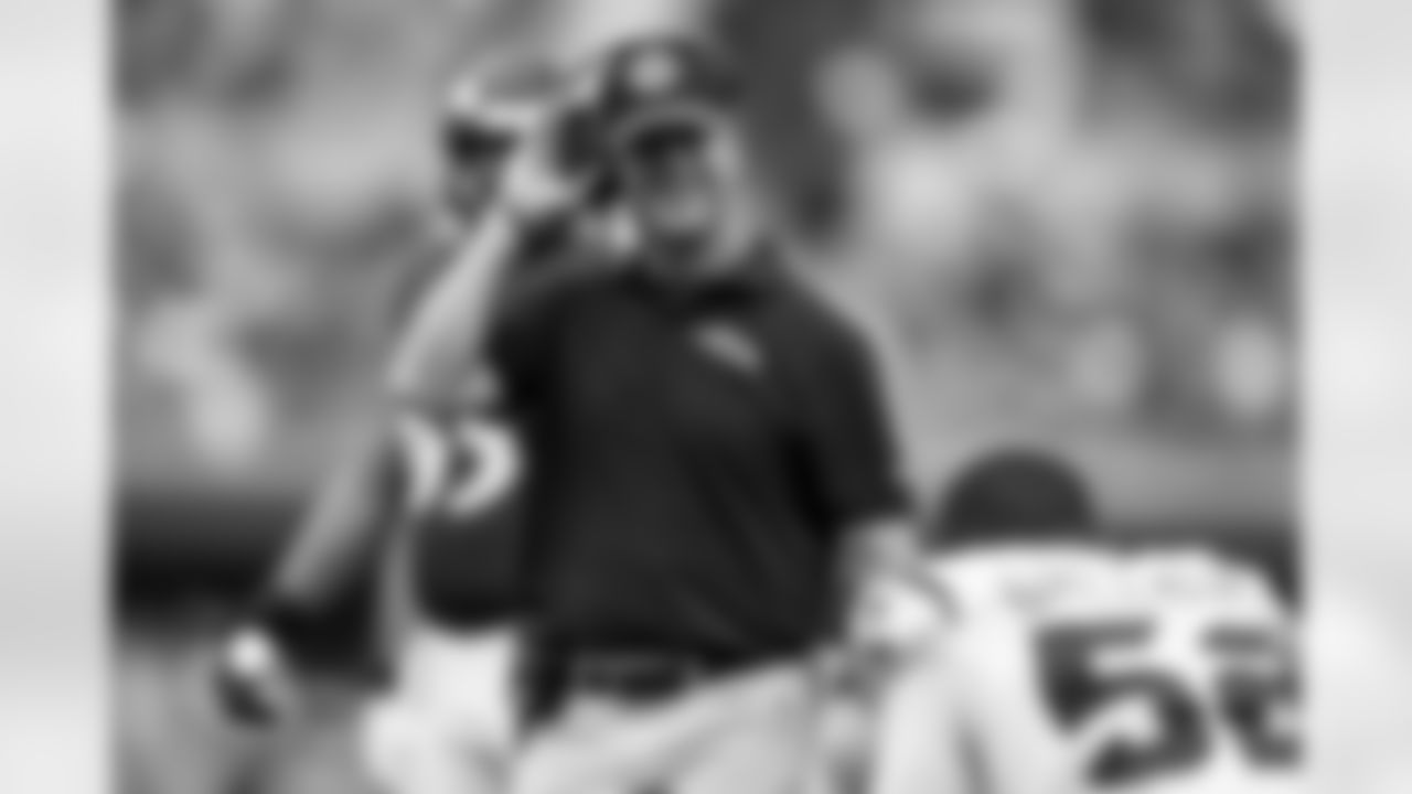 Baltimore Ravins head coach John Harbaugh smiles during the second half of an NFL football game against the Houston Texans Sunday, Sept. 10, 2023, in Baltimore. (AP Photo/Nick Wass)
