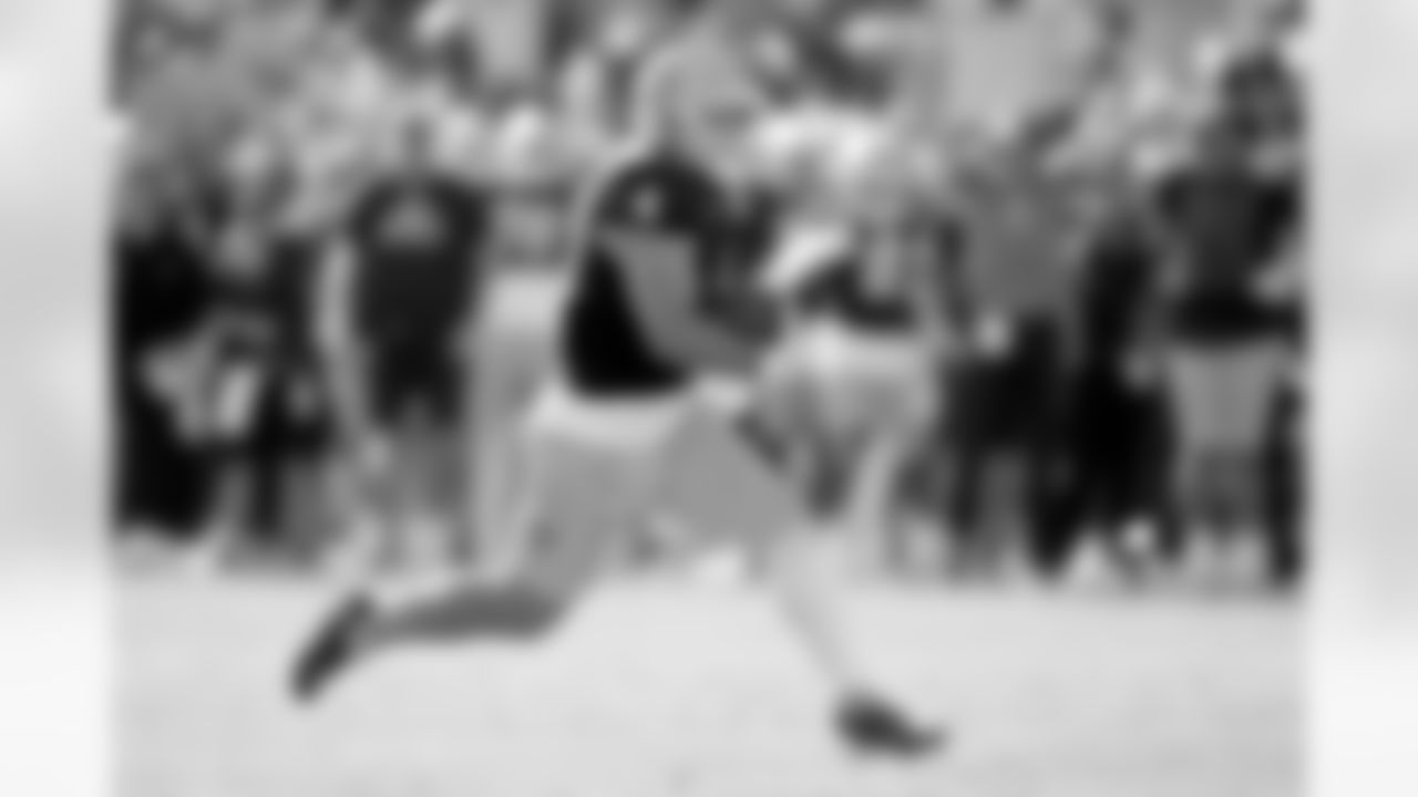 Arizona State running back Cam Skattebo runs for a touchdown against BYU during the first half of an NCAA college football game Saturday, Nov. 23, 2024, in Tempe, Ariz. (AP Photo/Ross D. Franklin)