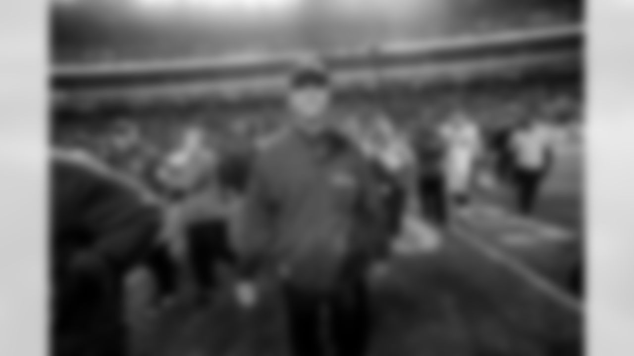 Baltimore Ravens head coach John Harbaugh walks off of the field after an NFL football game against the Pittsburgh Steelers Sunday, Nov. 7, 2011, in Pittsburgh. Baltimore won 23-20. (AP Photo/DON WRIGHT)