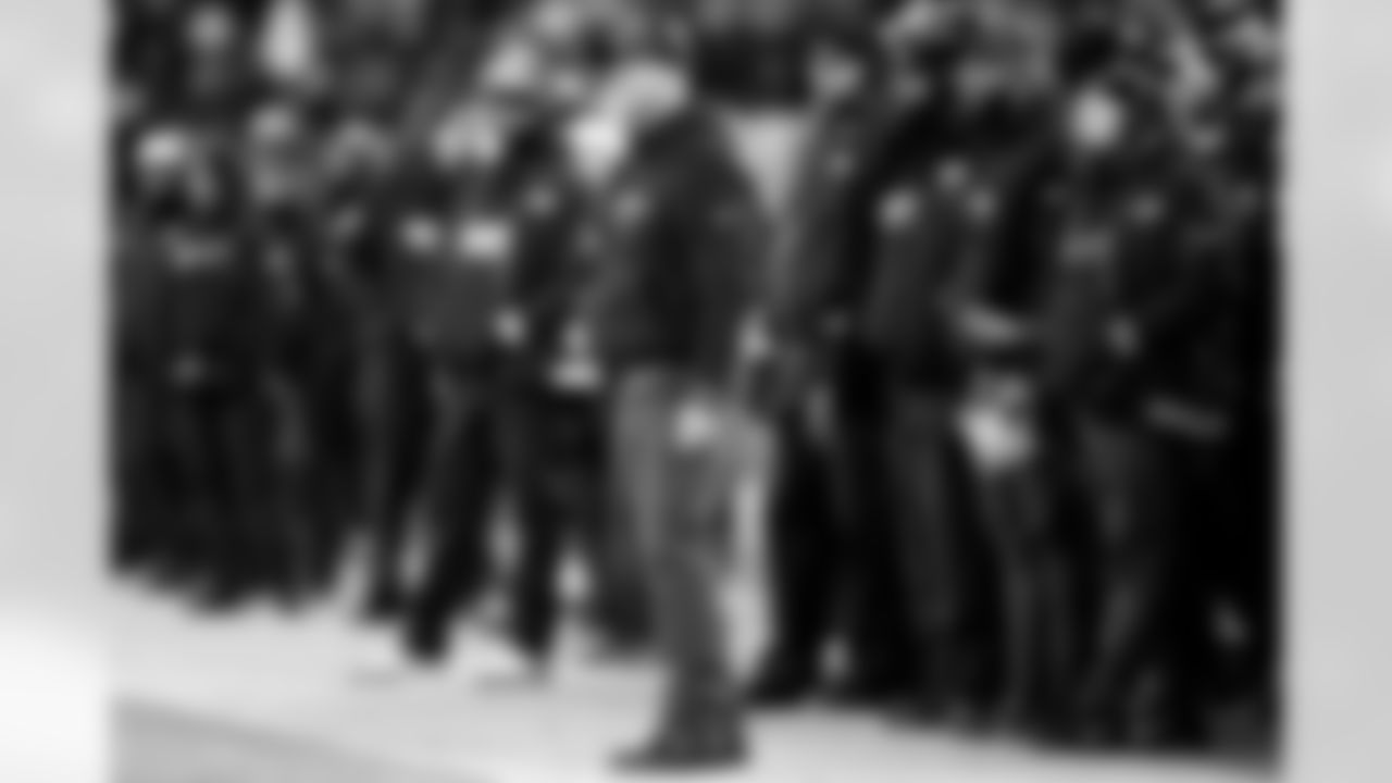 Baltimore Ravens head coach John Harbaugh looks on during the first half of an NFL football game against the Cleveland Browns, Saturday, Jan. 4, 2025, in Baltimore. (AP Photo/Nick Wass)