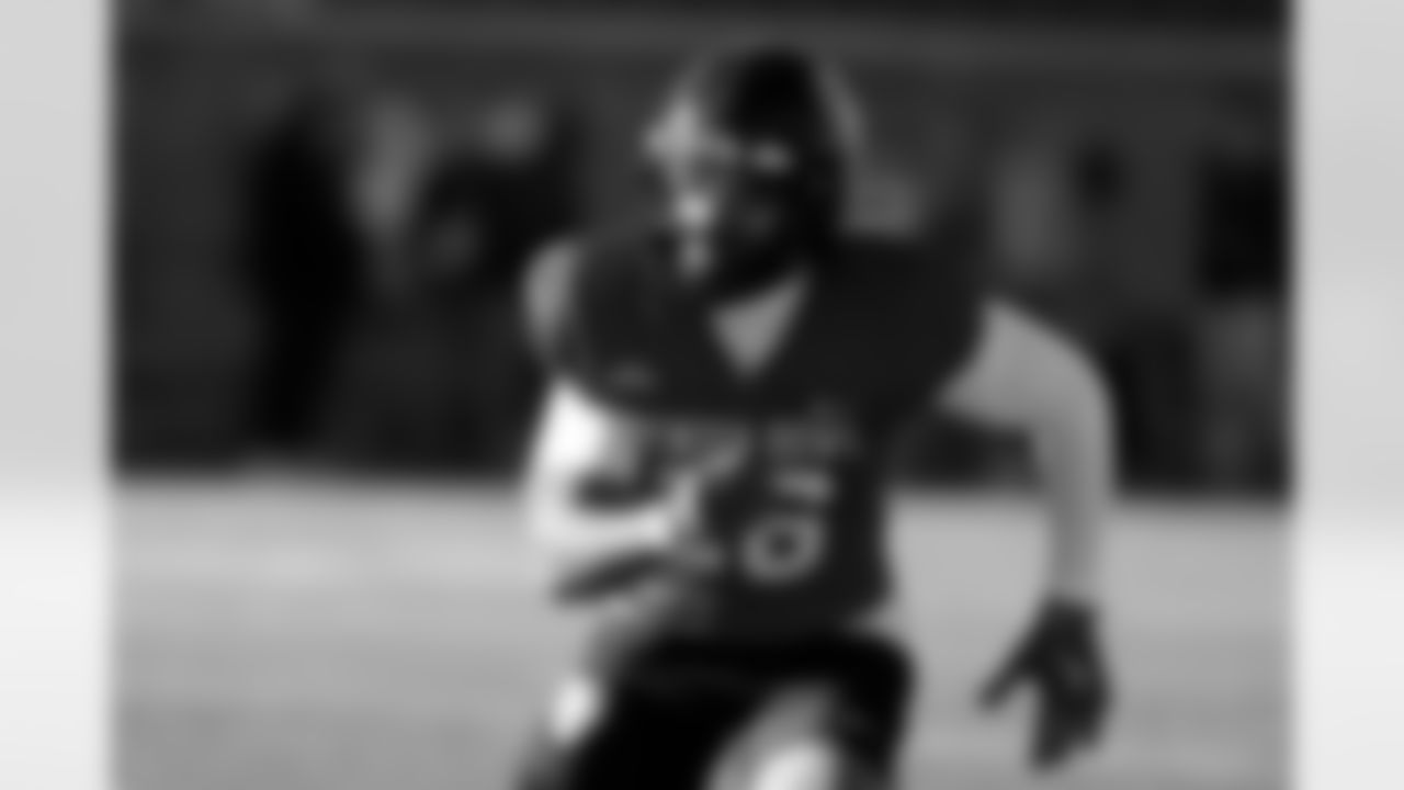 National Team safety Wydett Williams (26), of Mississippi, runs through drills during practice for the Senior Bowl NCAA college football game Tuesday, Jan. 27, 2026, in Mobile, Ala. (AP Photo/Butch Dill)